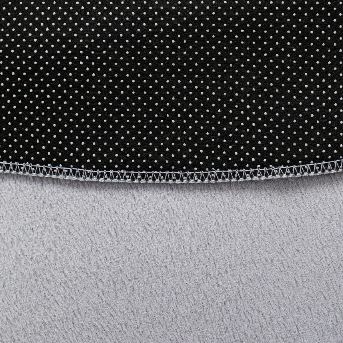KURZFLORTEPPICH LUMI rund hellgrau kuschelweich waschbar 160/160 cm - Hellgrau, Textil (160/160cm) - Tapiso
