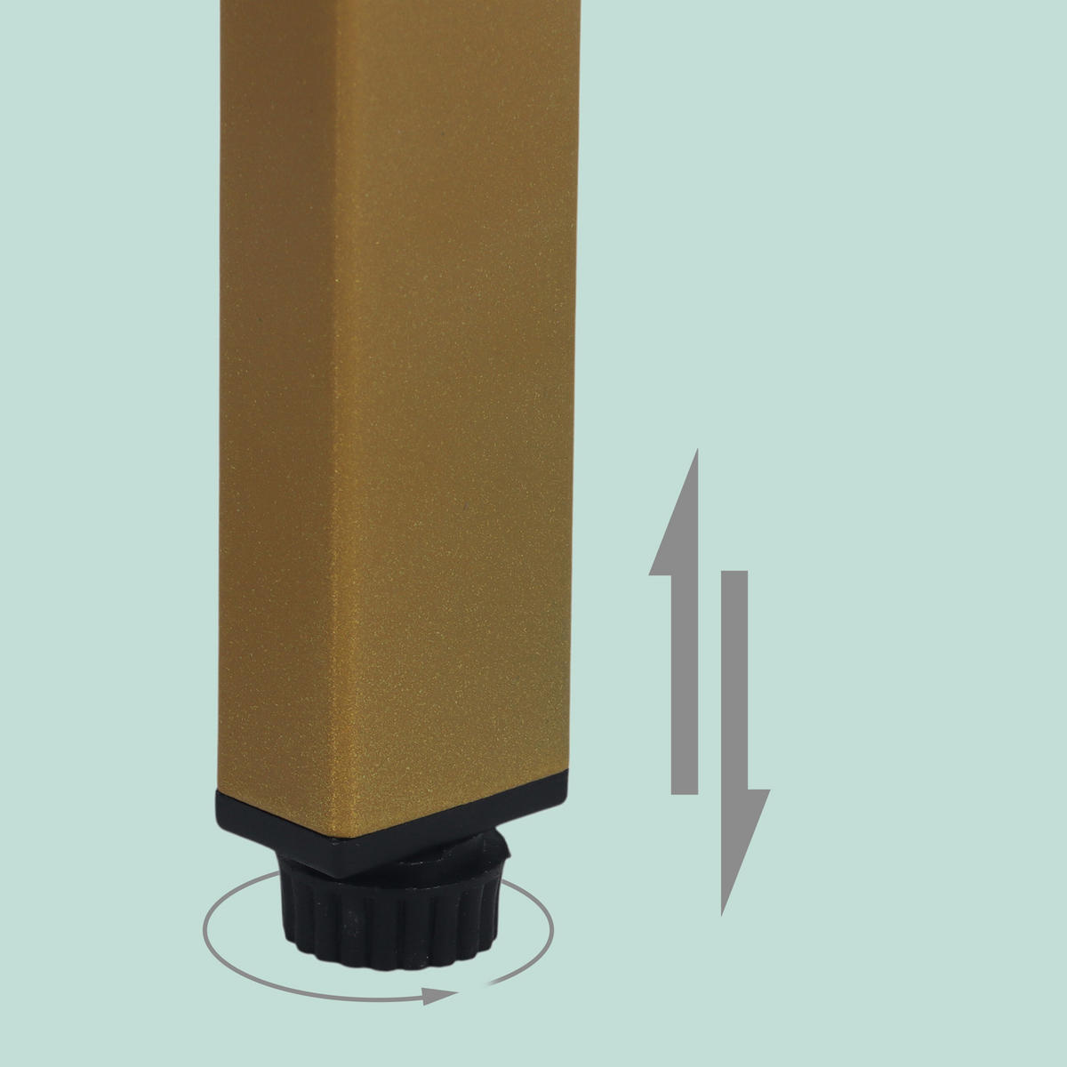 KONSOLENTISCH - Multicolor, Glas/Metall (30/100/73cm) - Relaxdays