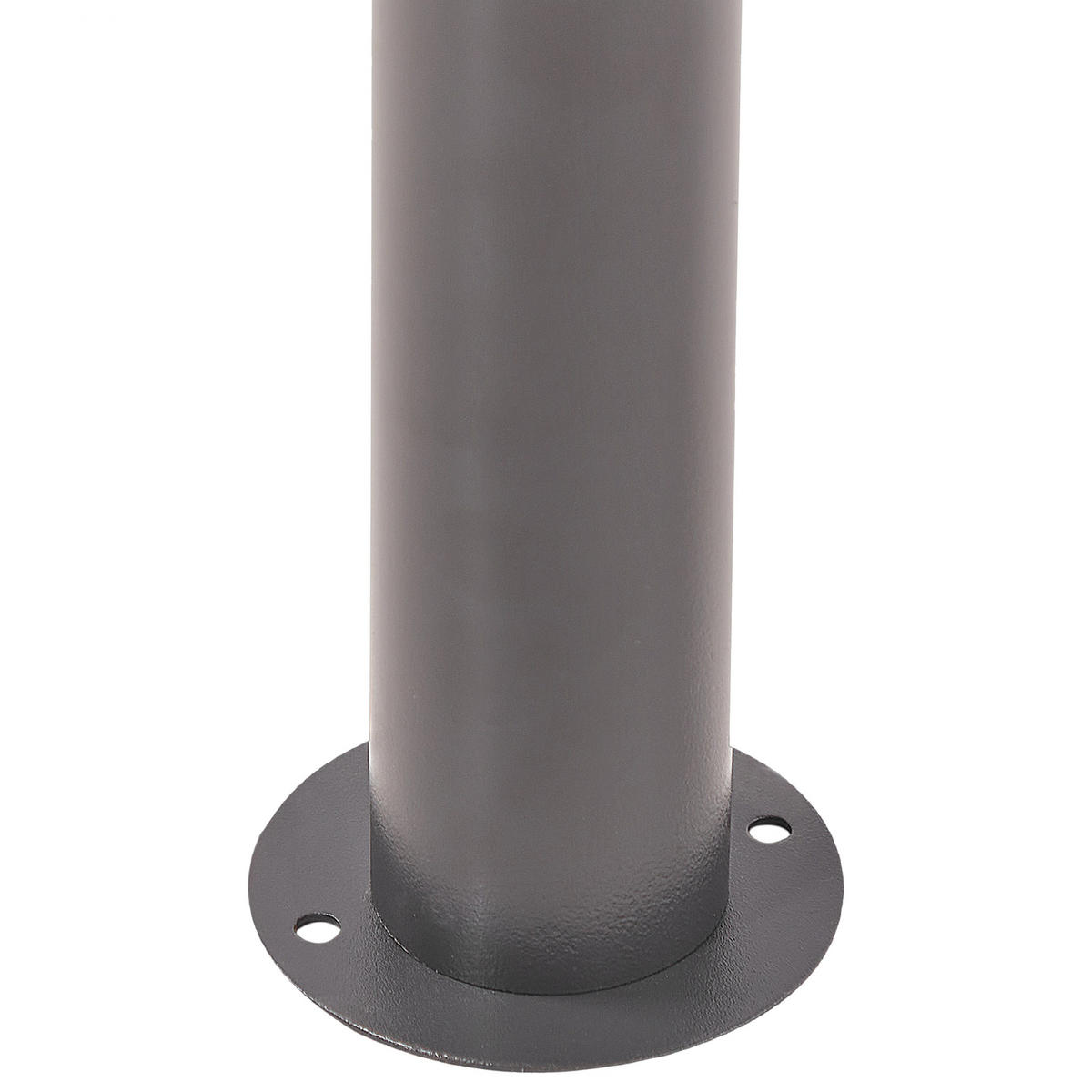 PERGOLA Ocel šedá 300/300 cm Aventine - šedá/černá, plast (300/260/300cm) - Beliani
