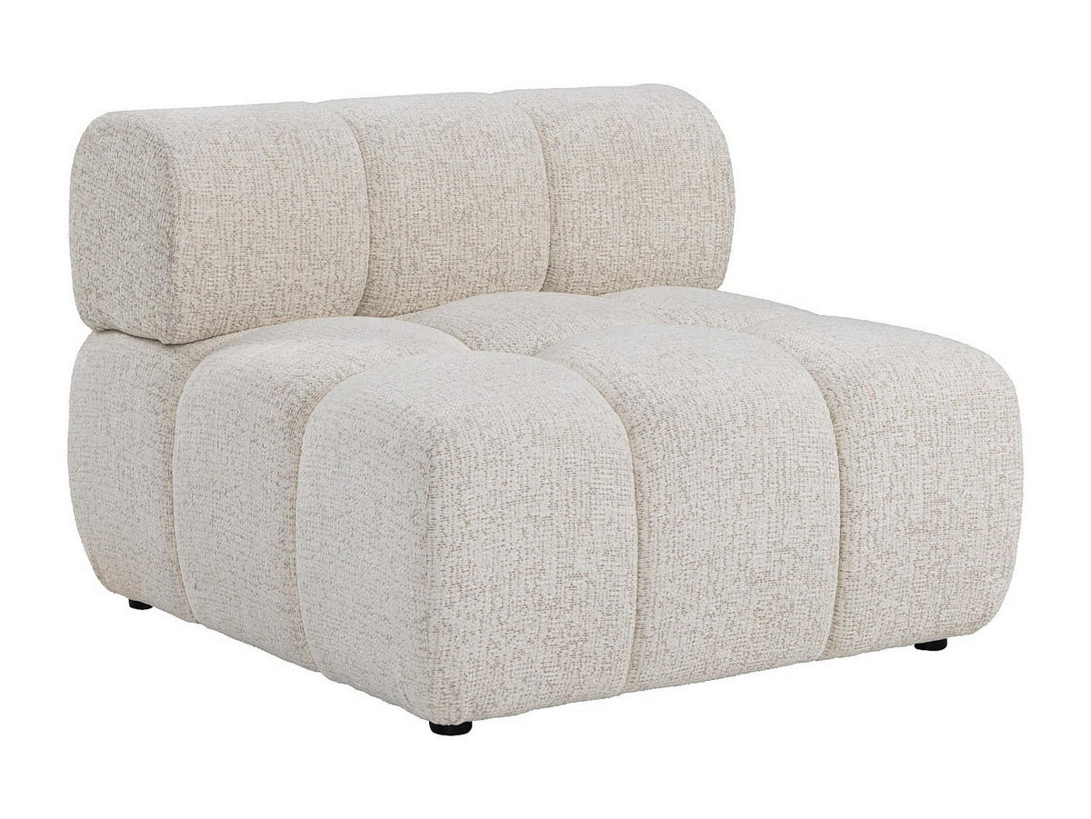 SESSEL mit gerader Rückenlehne - 1 Person - stoff - beige Facivil - Beige, Kunststoff/Textil (94/70/94cm) - Vente-Unique