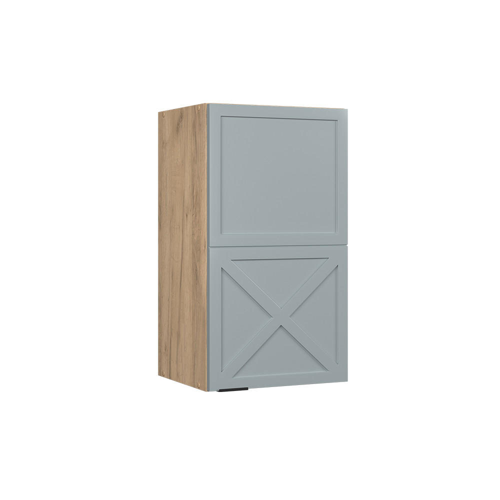HÄNGESCHRANK Fame-Line Hellblau-grau 40 cm - Honigeiche/Eiche Wotan, Holzwerkstoff (40/72/34.1cm) - Vicco