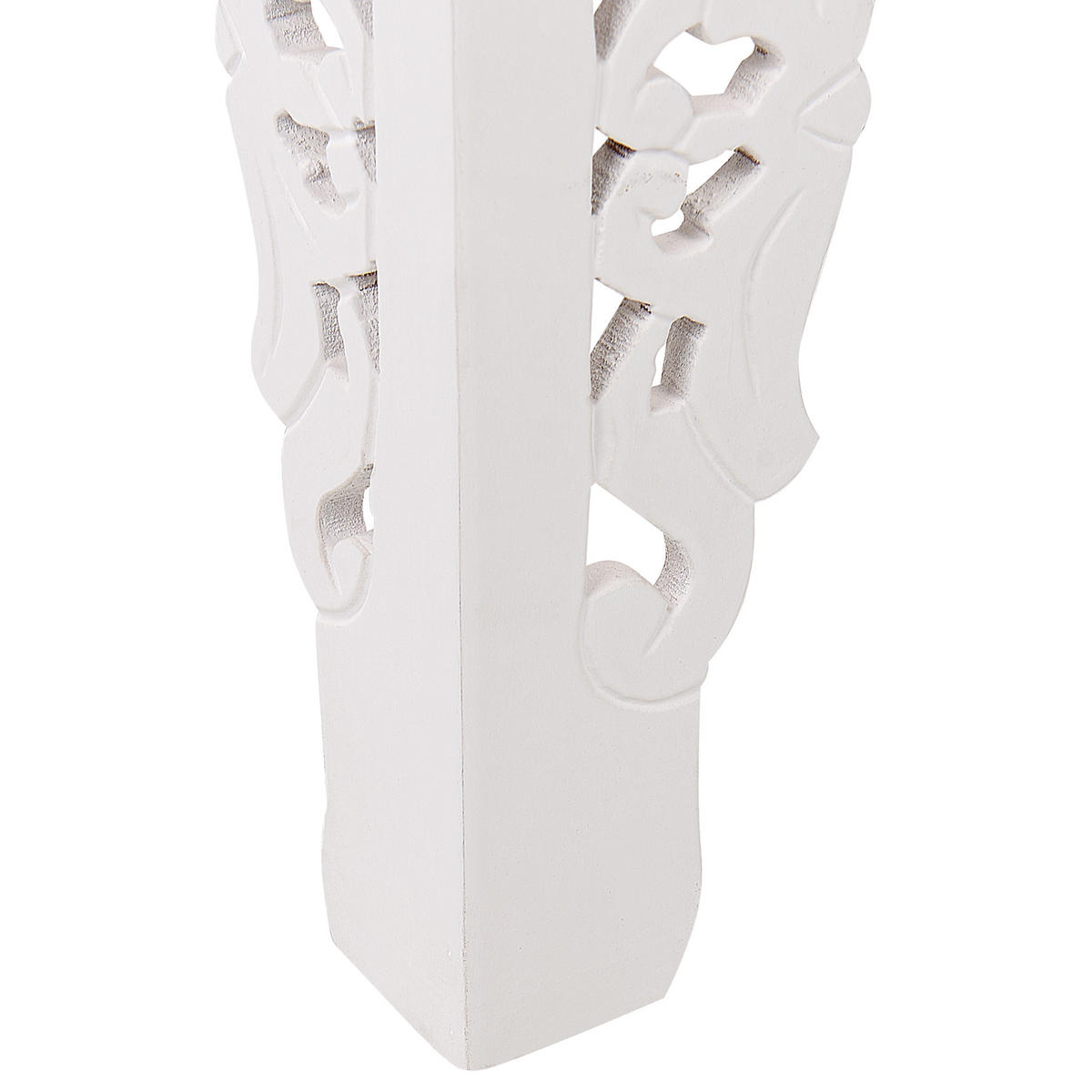 BEISTELLTISCH 2er-Set Quadratisch Weiß Amadpur - Weiß, Holzwerkstoff (40/40cm) - Beliani
