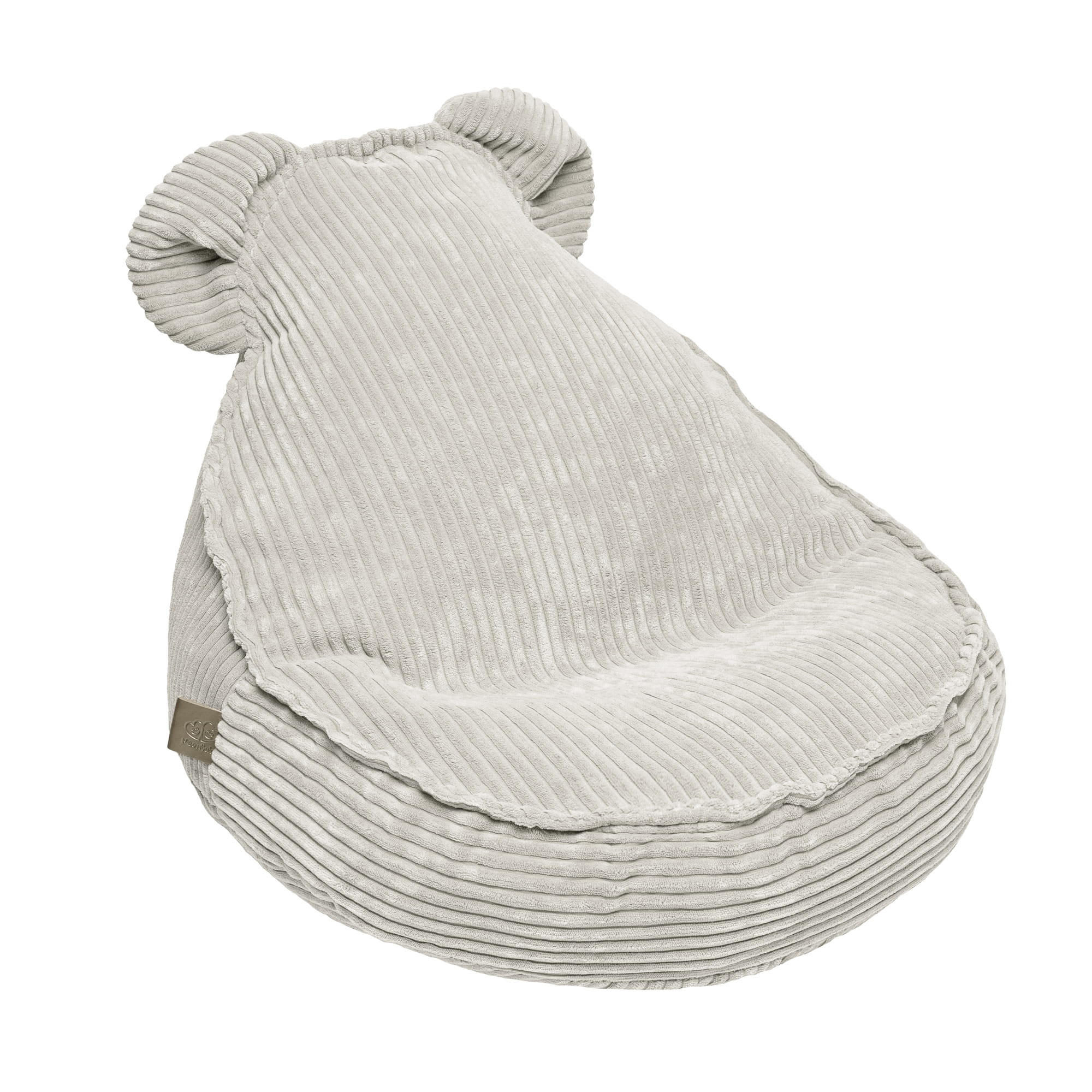 SITZSACK für Kinder, Bär, Aesthetic, Ecru - Ecru, Textil (58/50/67cm) - MeowBaby
