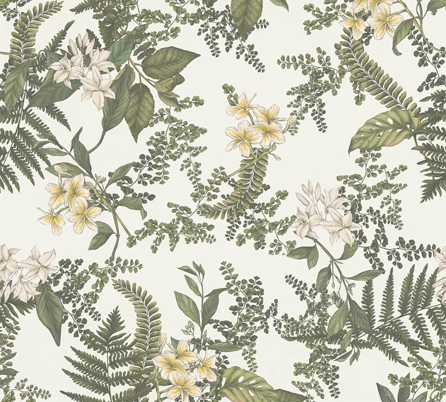 VLIESTAPETE Grün 53/1005 cm - Weiß, Textil (53/1cm) - KUNSTLOFT