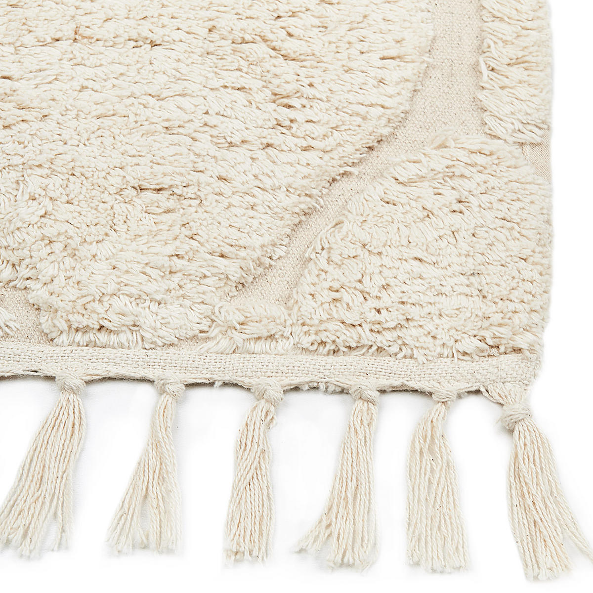 KURZFLOR-TEPPICH Silchar 150/80 cm - Beige, Textil (80/150cm) - Beliani