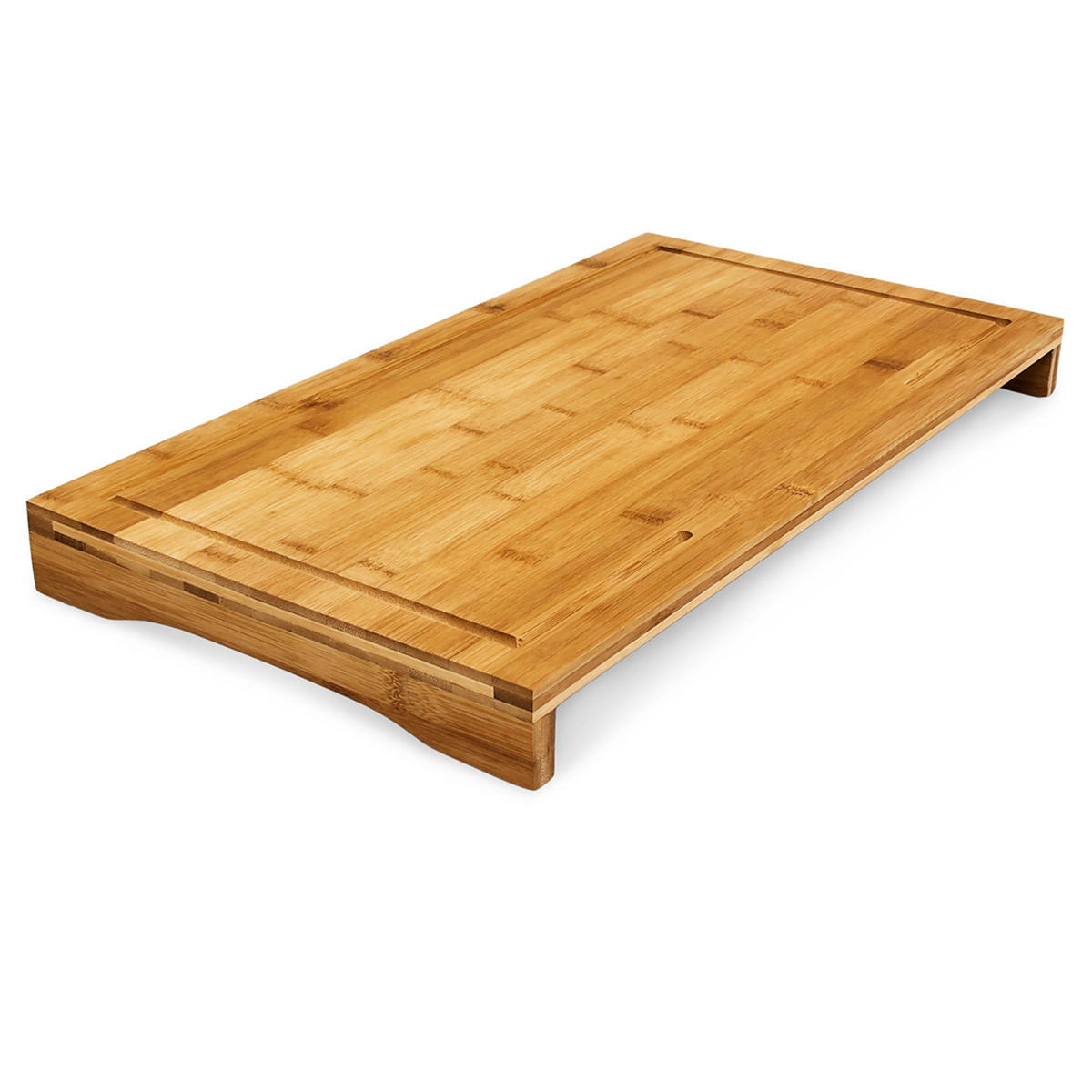 DOSKA na krájanie - svetlohnedá, drevo (52/4.5/29cm) - Relaxdays