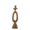 KERZENLEUCHTER Django Braun 13/13/43 cm - Braun, Holz (13/43/13cm) - Light & Living