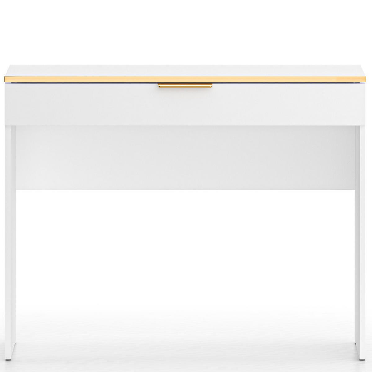 SCHREIBTISCH VELTI,Weiß - Weiß, Holzwerkstoff (40/100/79cm) - KONSIMO®