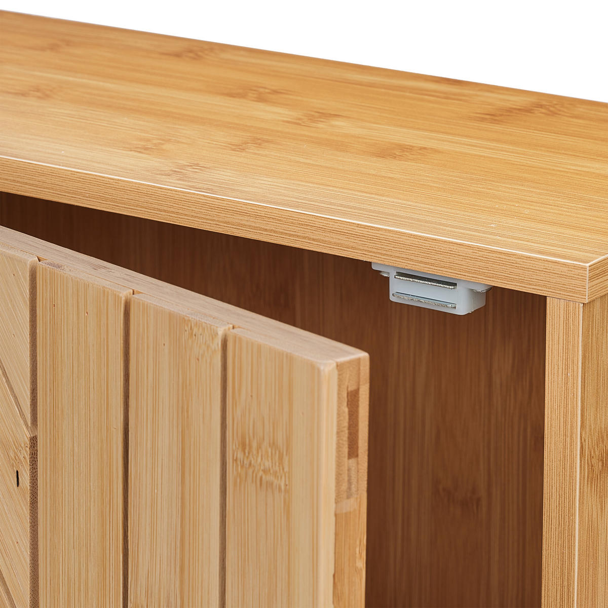 BAD-HÄNGESCHRANK - Hellbraun, Holz/Holzwerkstoff (40/55/20cm) - Relaxdays