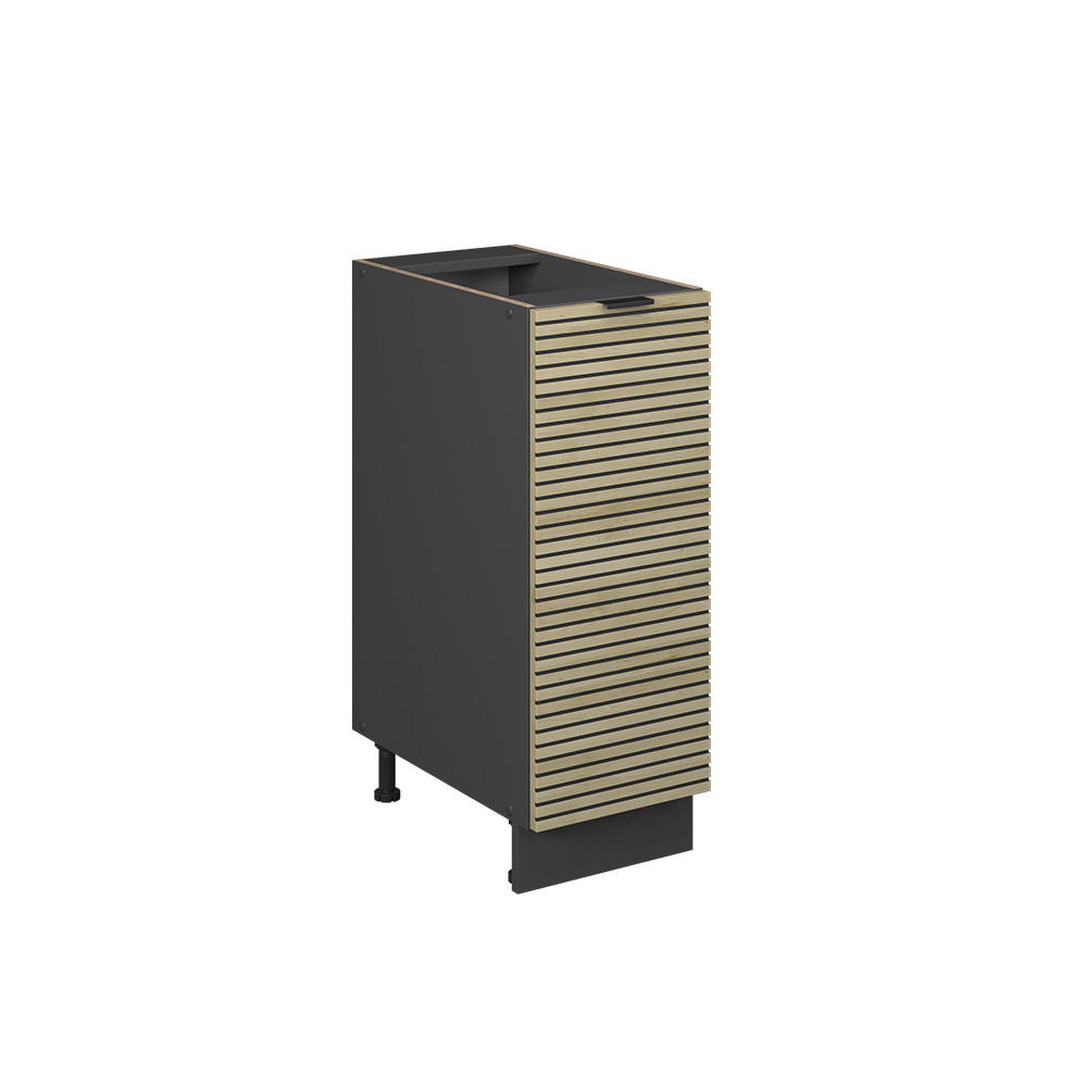 APOTEKARSKÅP Fame-Line Ekpanel 30 cm utan bänkskiva Ekfärgad, Antracit 82/30/51.6 cm