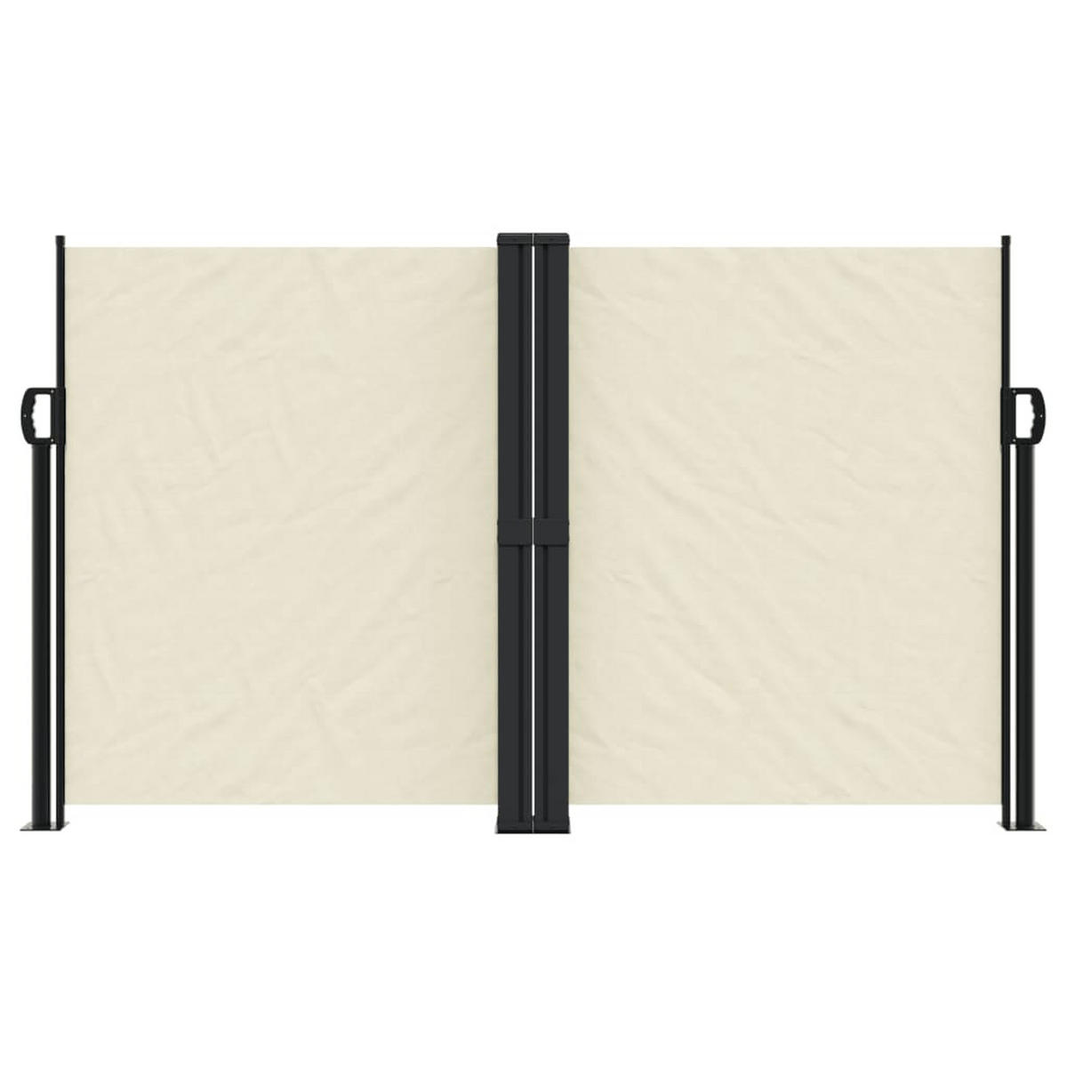 SEITENMARKISE Ausziehbar Creme 140x1200 cm - Creme, Textil (1200/140/1200cm) - furnicato