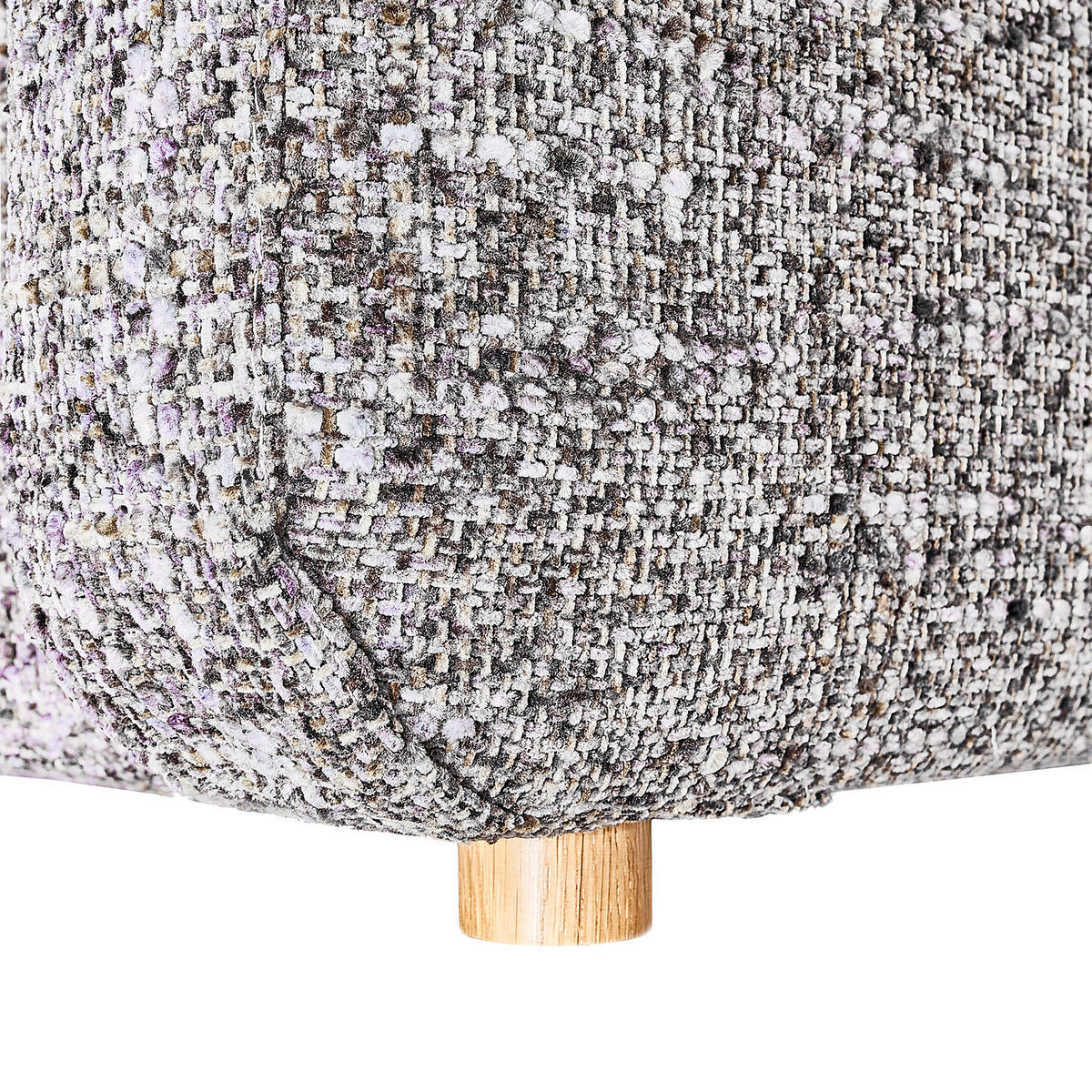 POLSTERBETT - Graubraun, Textil (180/200cm) - home24