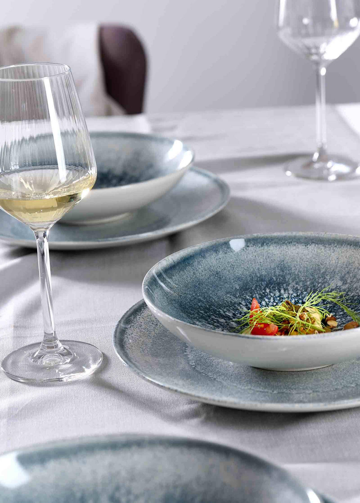 STARTER-SET Grana grau 16er Set - Grau, Keramik (1/1/1cm) - Ritzenhoff Breker