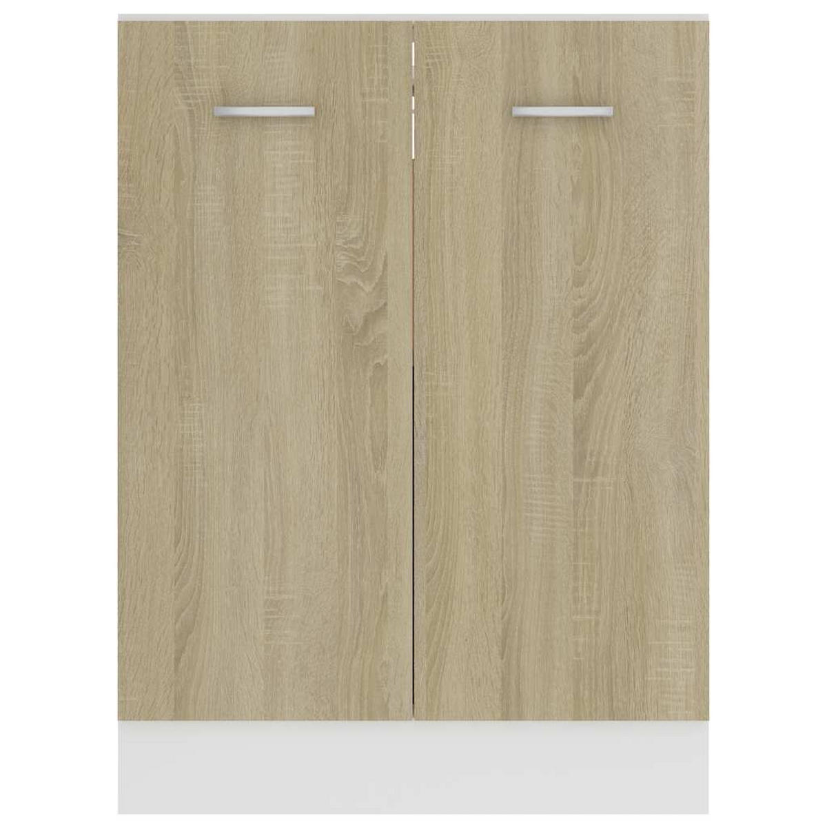 UNTERSCHRANK Lyon Sonoma-Eiche 60/46/81,5 Cm Holzwerkstoff - Alteiche, Holzwerkstoff (46/81.5/60cm) - vidaXL