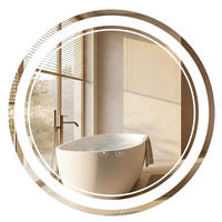 SPIEGEL Rea Led Soft 60 - Transparent, Glas (60/60/2.5cm) - REA