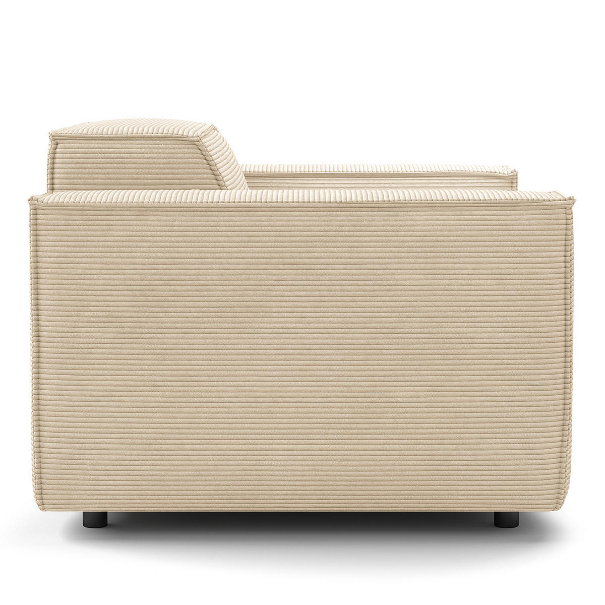 SESSEL - Beige/Schwarz, Kunststoff/Textil (120/70/96cm) - home24