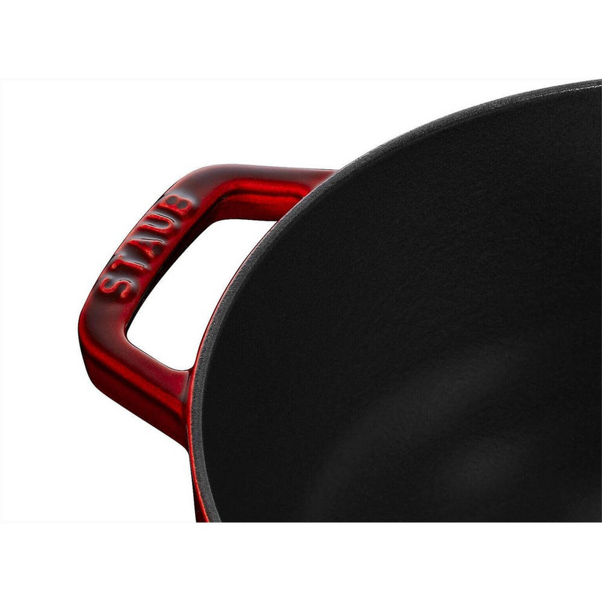 TOPF Burgunderrot 33.1/26.7/16.7 cm 405022950 - Bordeaux, Metall (26cm) - Staub