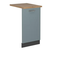 GESCHIRRSPÜLBLENDE R-Line Blau-Grau 45 cm , AP Eiche - Anthrazit/Blaugrau, Holzwerkstoff (45/81.8/1.6cm) - Vicco