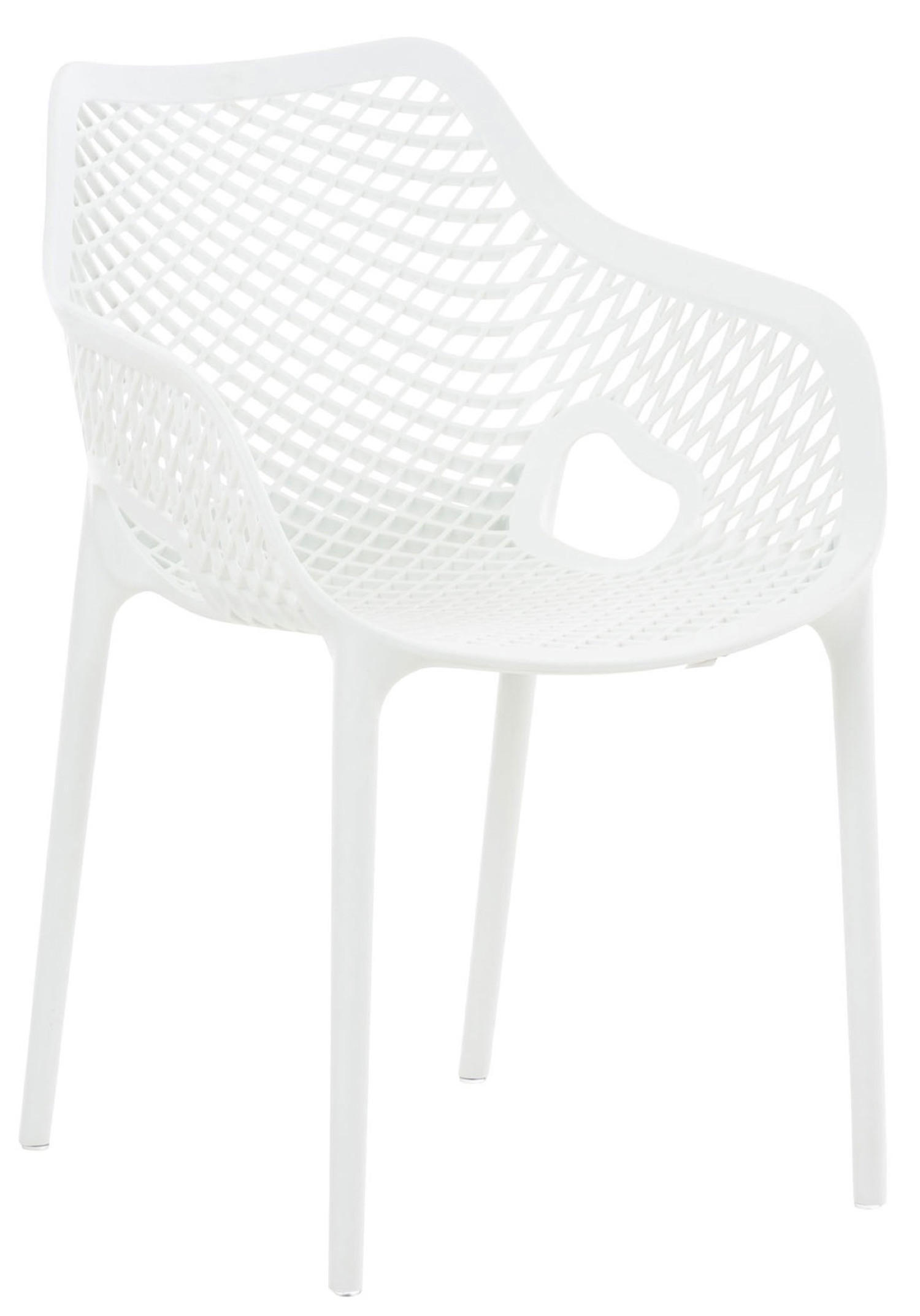 GARTENSTUHL Aero XL weiß - Weiß, Kunststoff (57/60/81cm) - TPFGarden