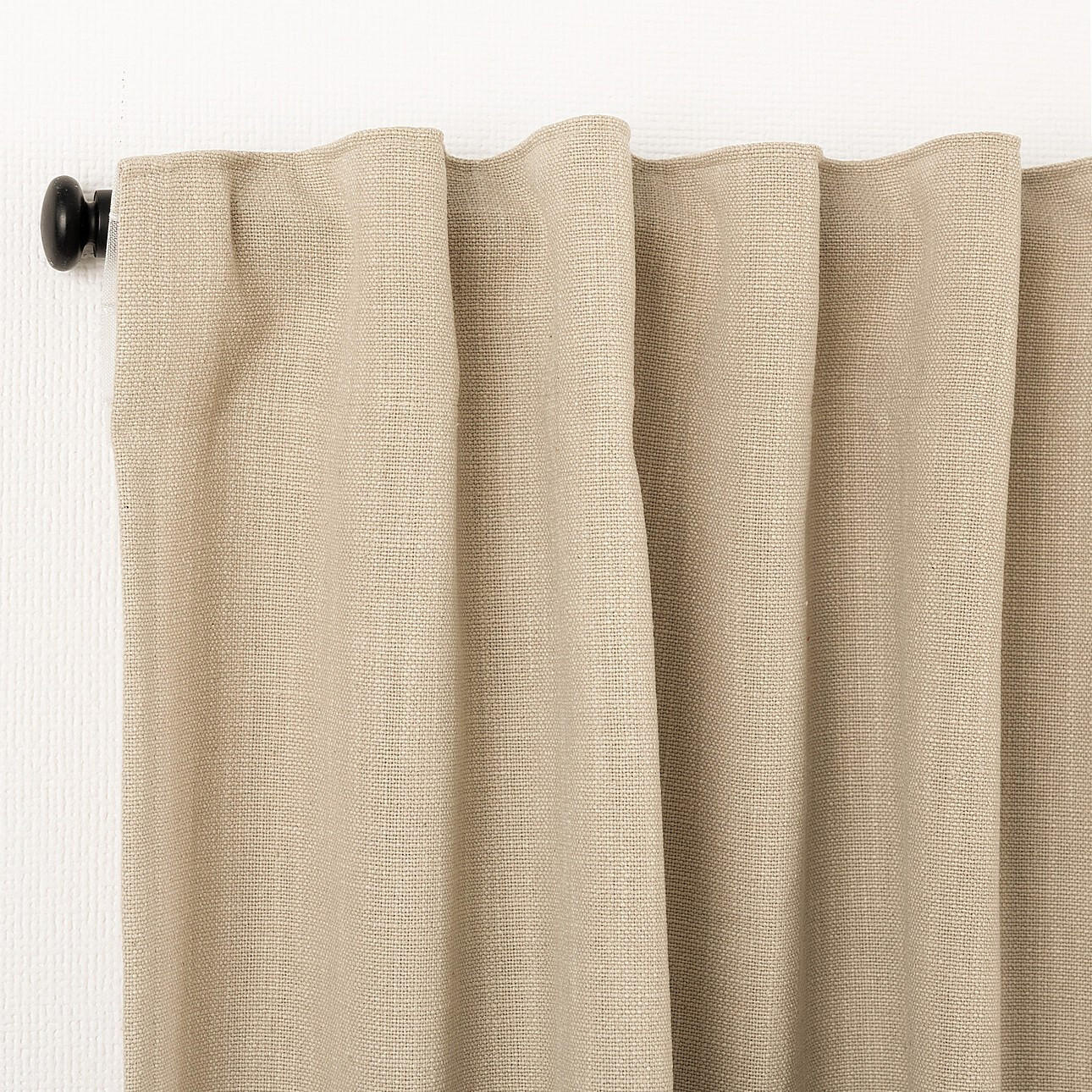 FERTIGVORHANG mit Schlaufenband sand 140 x 280 cm - Sandfarben, Textil (140/280cm) - Dekoria