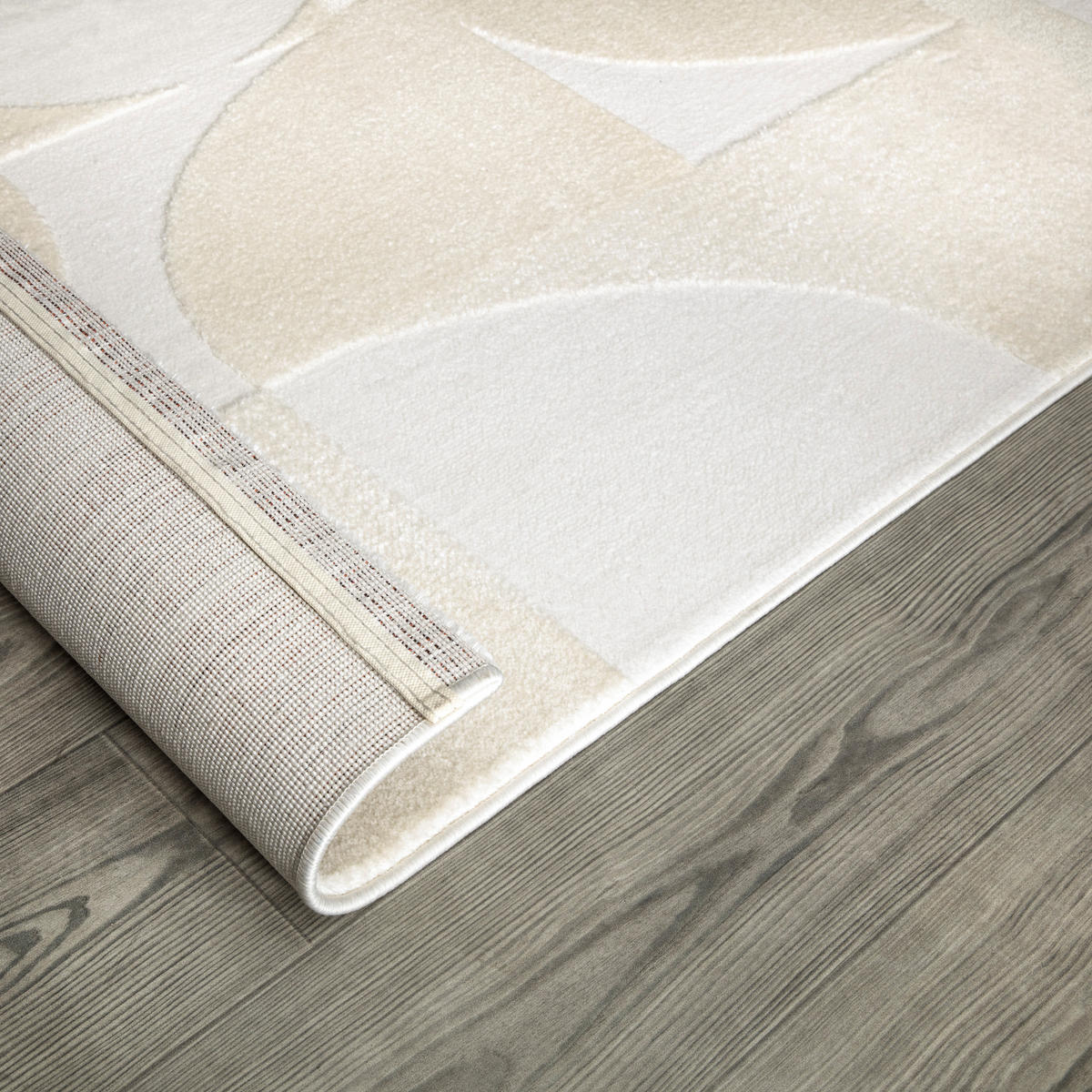 KURZFLORTEPPICH 160/220 cm Luzern 656 - Creme, Textil (160/220cm) - Paco Home