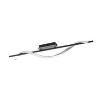 LED-DECKENLEUCHTE Gertrud 100/8.5/16 cm - Schwarz, Metall (100/8.5/16cm) - Nettlife