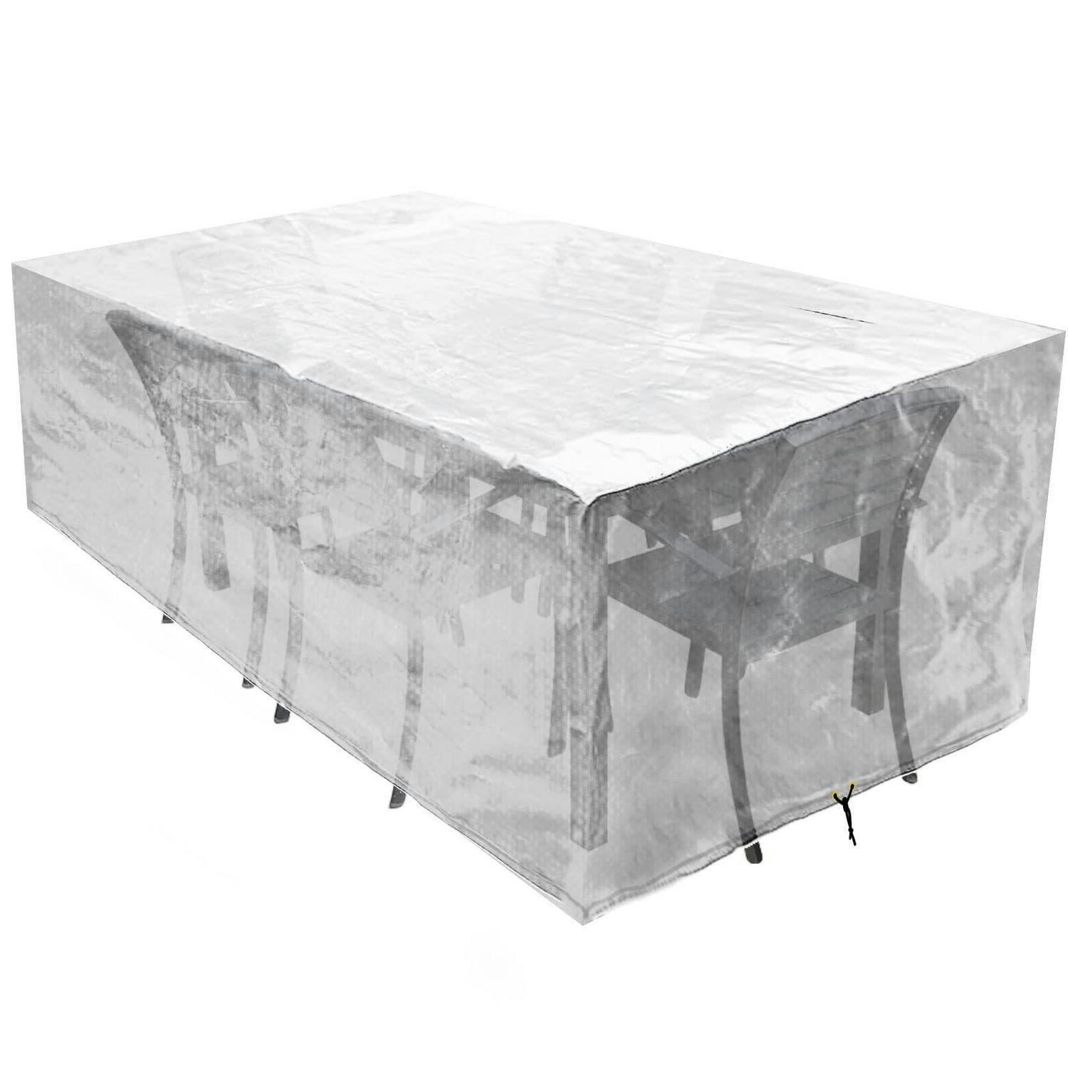 ABDECKHAUBE für Gartenmöbel 170 x 95 x 70 cm Transparent - Transparent, Kunststoff (170/70/95cm)