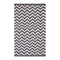 KELIM-TEPPICH Casablanca handgewebt 90/150 cm - Dunkelblau, Textil (90/150cm) - Homescapes