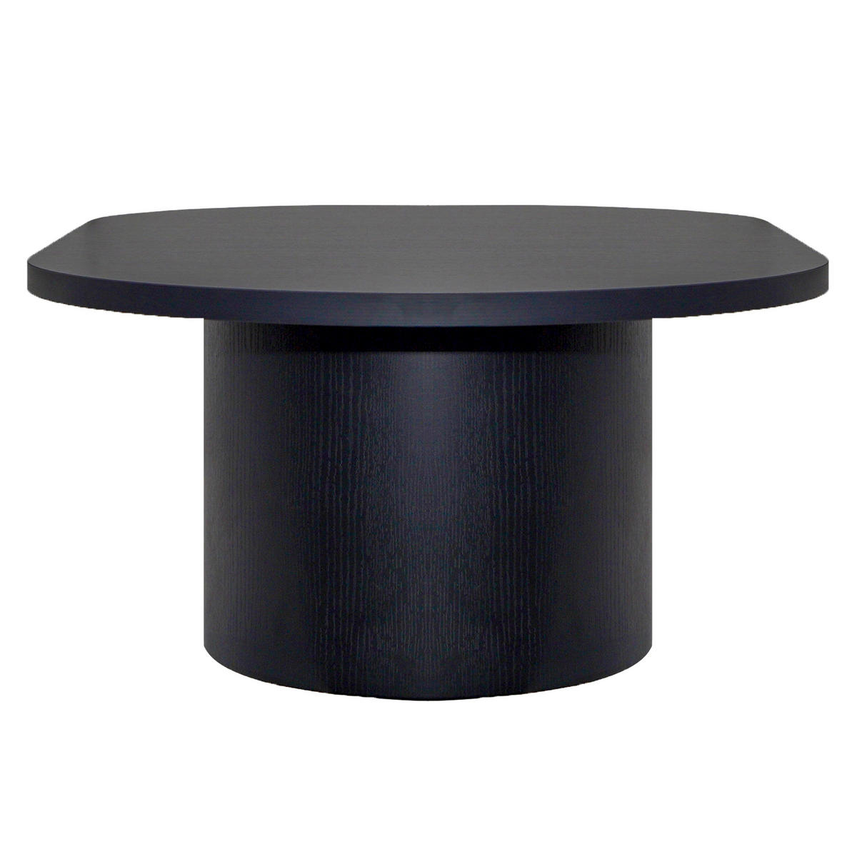 COUCHTISCH, schwarzes Holzeffekt - Schwarz, Holz (120/70/35cm) - Oviala