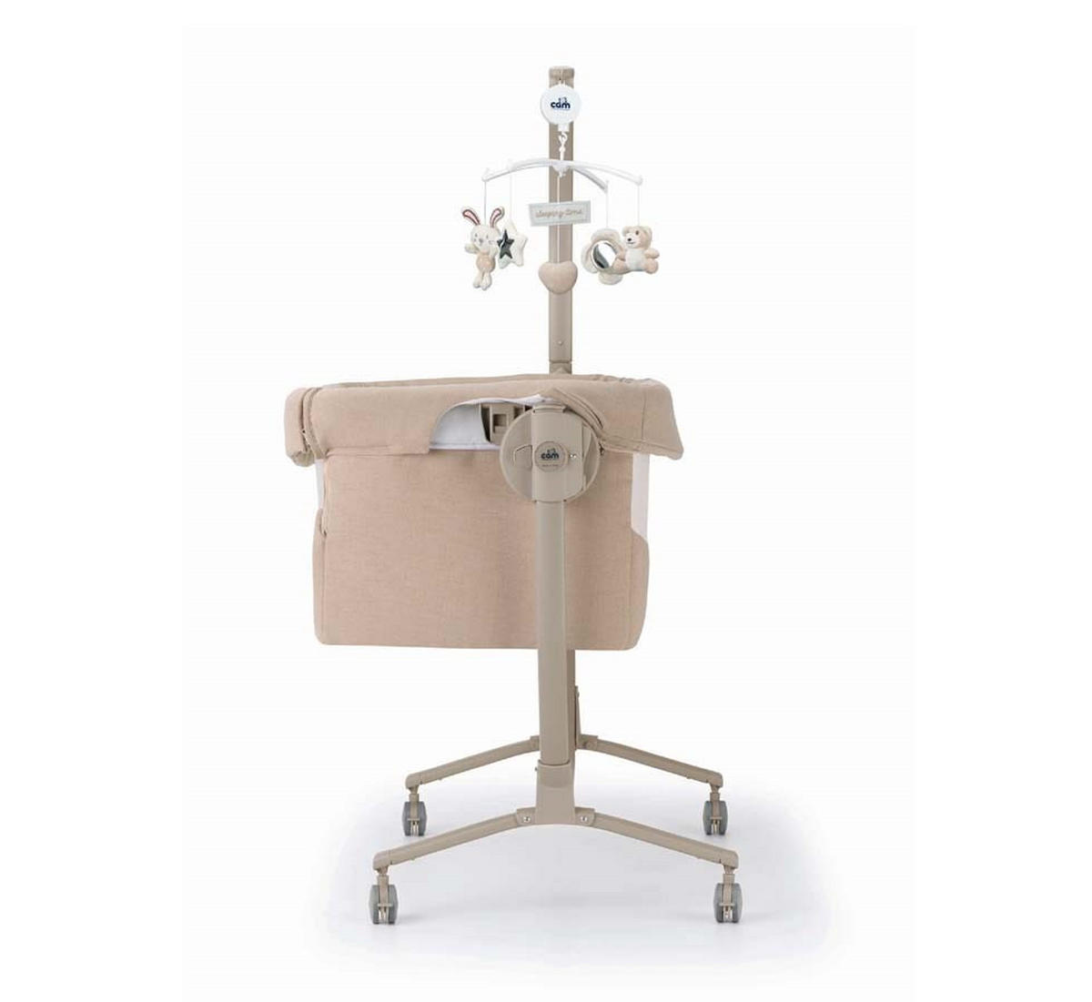 BABY-BEISTELLBETT höhenverstellbar Cullami - Beige, Kunststoff/Textil - Cam il Mondo del Bambino S.p.A.