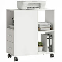 ROLLCONTAINER DE-14499 Weiß - Weiß, Holzwerkstoff (30/65/60cm) - ComfortXL