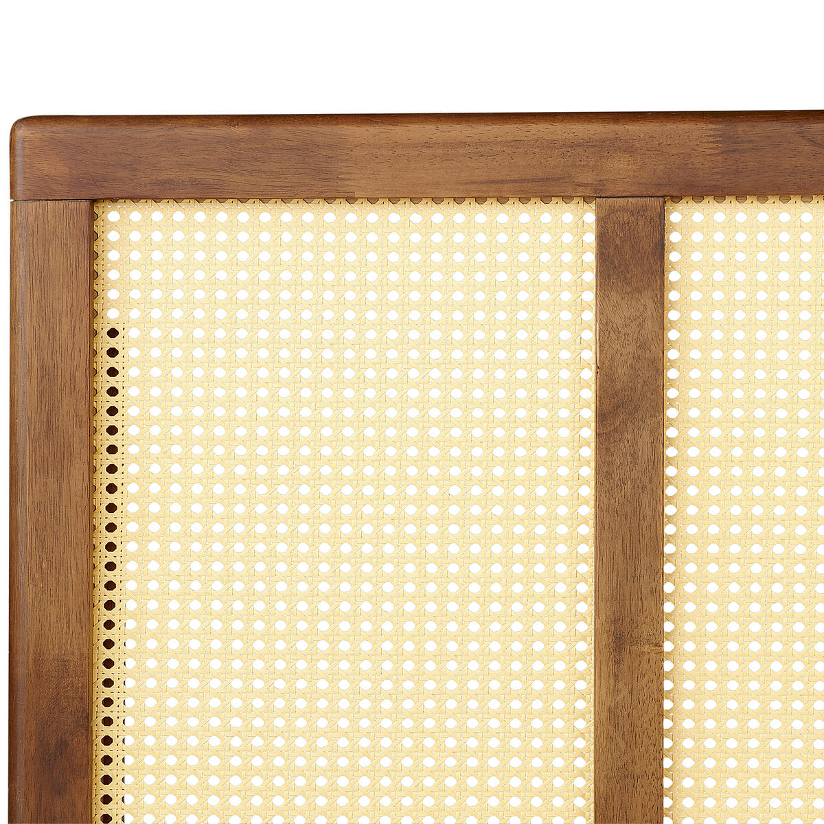 POSTEL s roštem 140/200 cm Kaučukovníkové dřevo Hnědá Auray - hnědá, dřevo (140/200cm) - Beliani