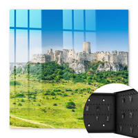 SCHLÜSSELBOX Schwarz 30x30 cm- Türöffnung nach rechts - Steinburg - Blau, Metall (30/30/5cm) - TULUP