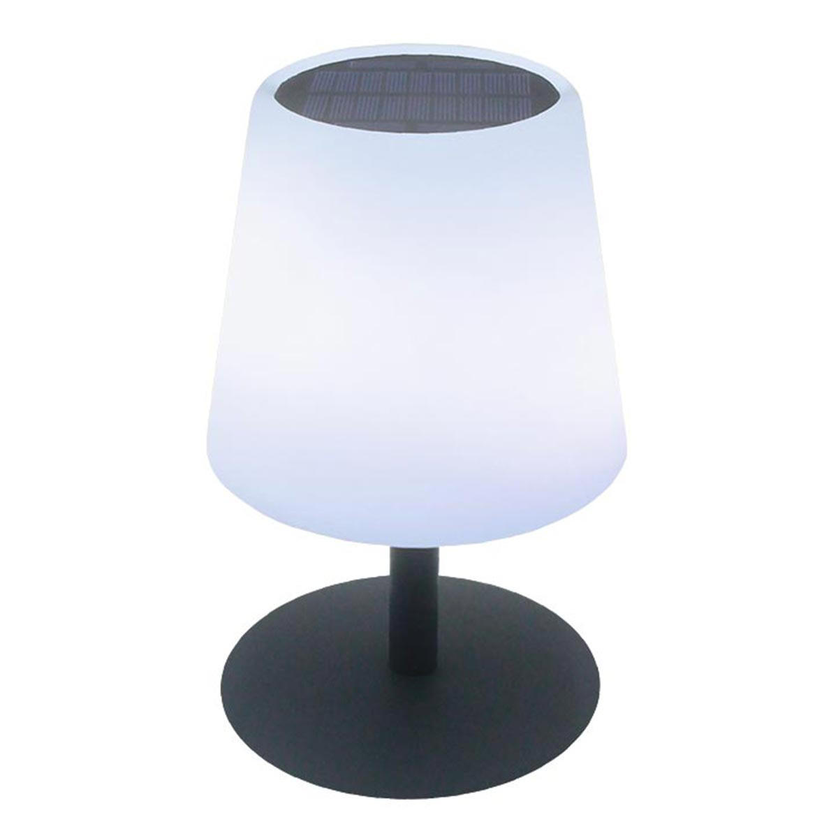 SOLARTISCHLAMPE STANDY MINI weiß - Weiß, Metall (16/16/25cm) - Lumisky