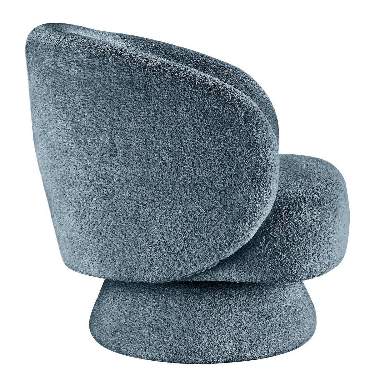 DREHBARER LOUNGESESSEL - Blau, Textil (78/71/76cm) - home24