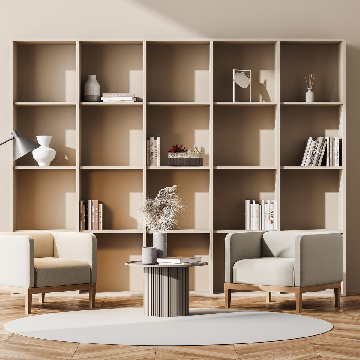 3XAUFBEWAHRUNGSKORB - Multicolor, Holz/Holzwerkstoff (30/12/20cm) - Relaxdays