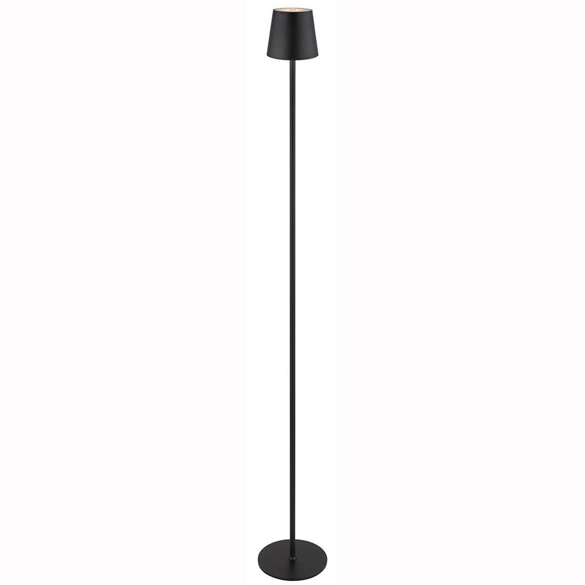 LED STEHLEUCHTE VANNIE Schwarz - Schwarz, Kunststoff/Metall (16/120/16cm) - Globo Lighting