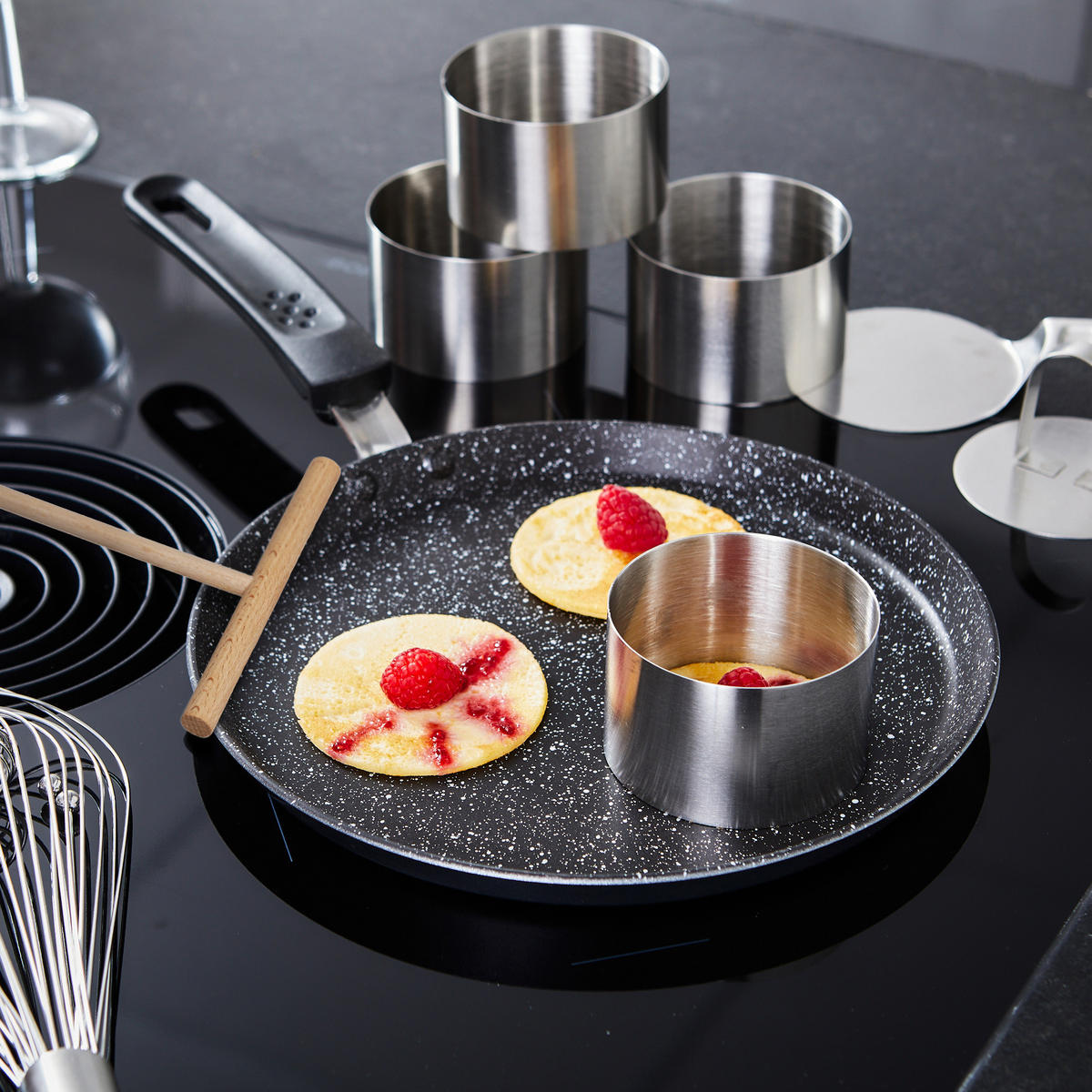 CRÊPES-PFANNE 25cm - Grau, Metall (25cm) - Stoneline