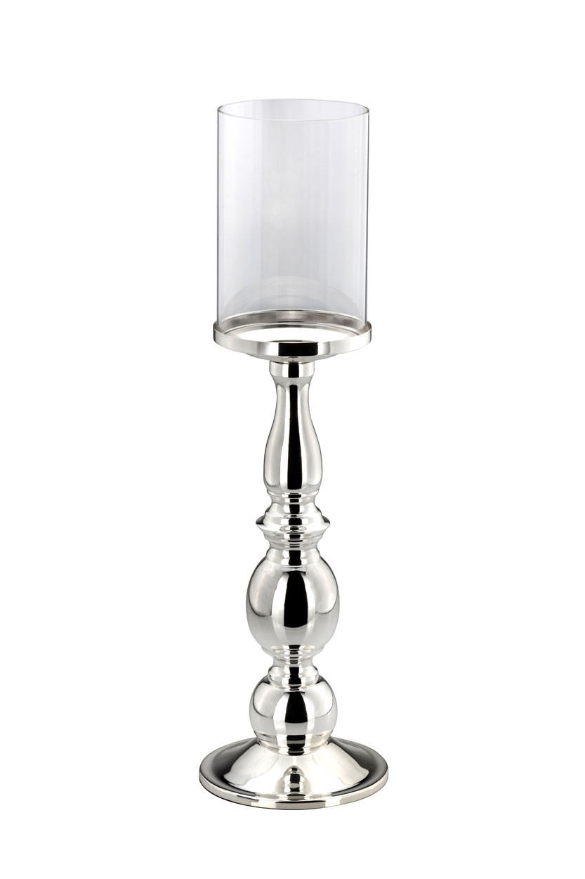 Hermann Bauer jun. Kollektion GmbH Windlicht Silber 13x45x45 cm