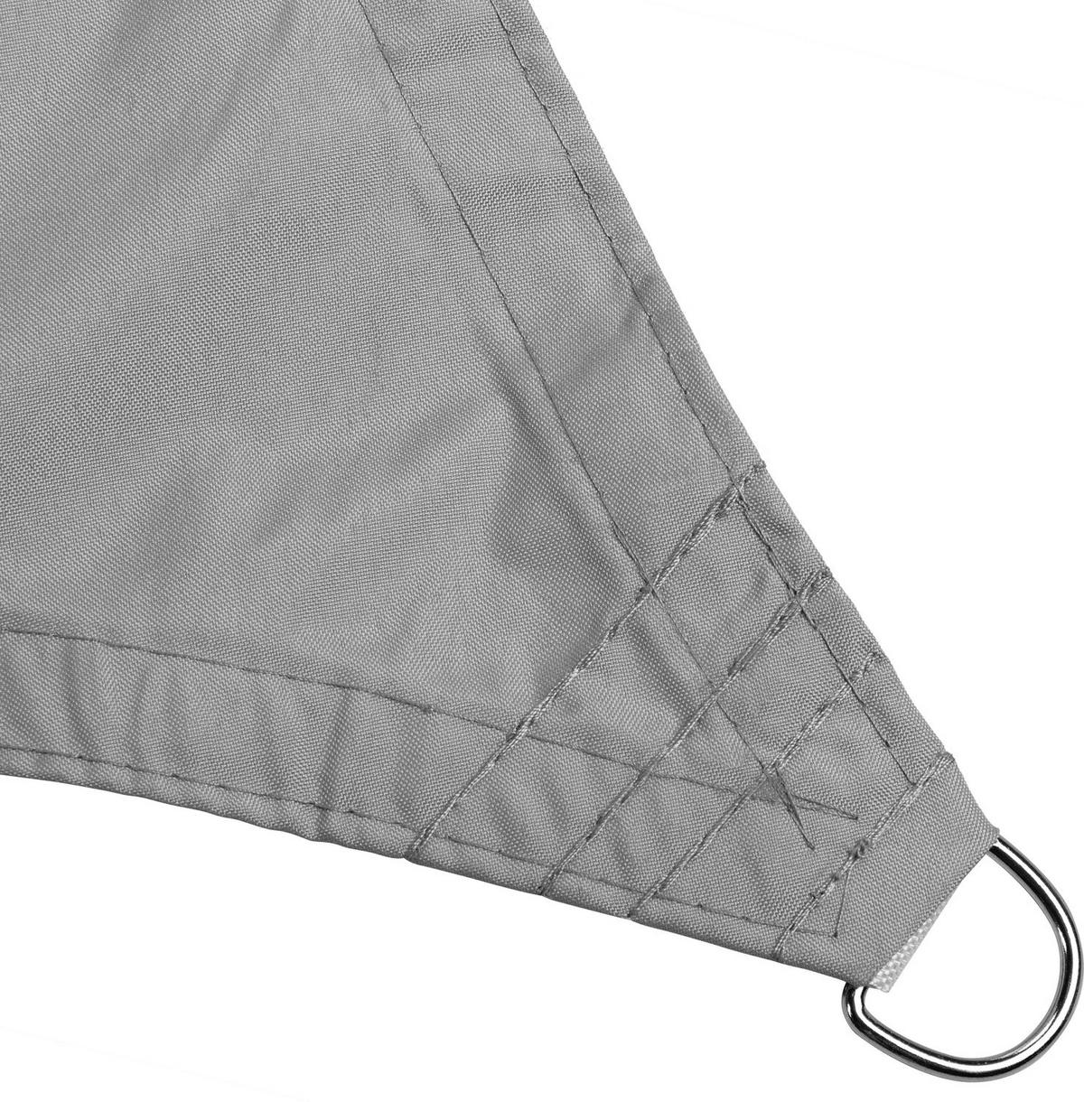 SONNENSEGEL mit UV Schutz, 4x3m - Grau, Textil (400/300cm) - Outtec