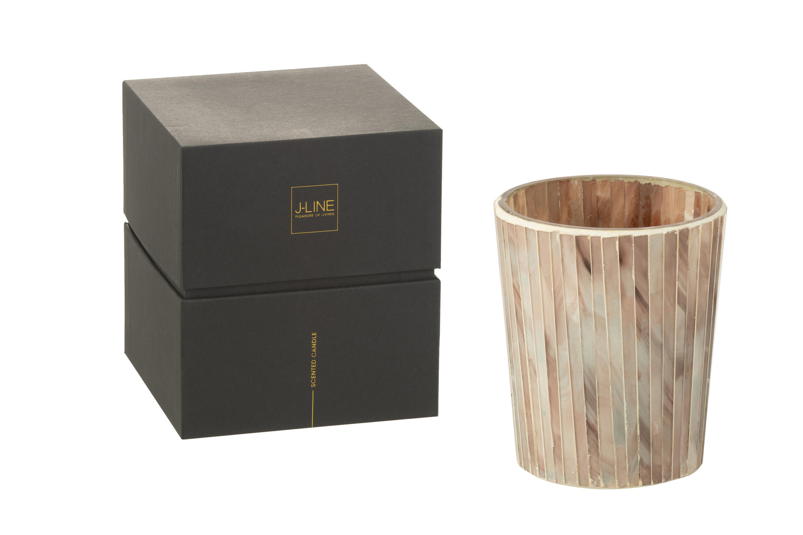 DUFTKERZE NOA - Rosa - M - 55 Std. - Pink, Paraffin (12.5/15.5cm) - J-Line