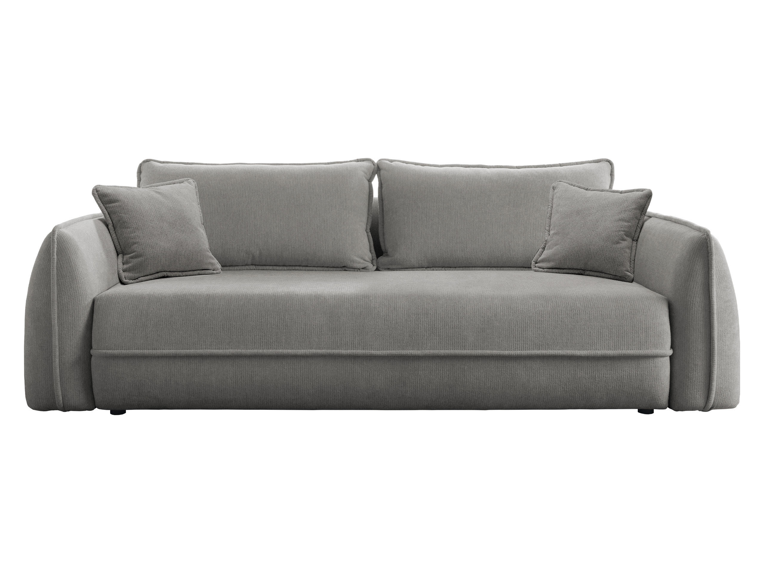 SCHLAFSOFA Moho - Schwarz/Grau, Holz/Kunststoff (250/94/109cm) - MIRJAN24
