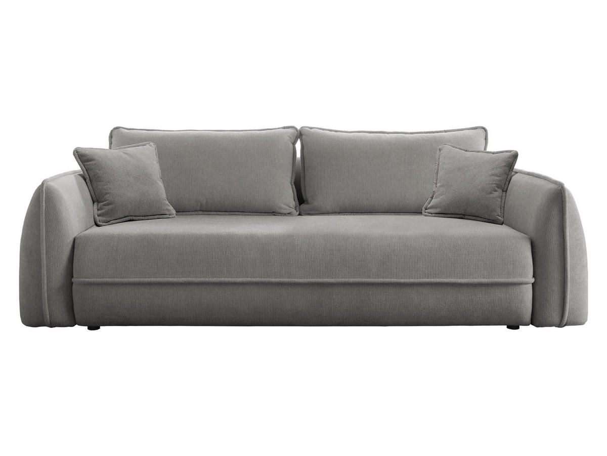 SCHLAFSOFA Moho - Schwarz/Grau, Holz/Kunststoff (250/94/109cm) - MIRJAN24