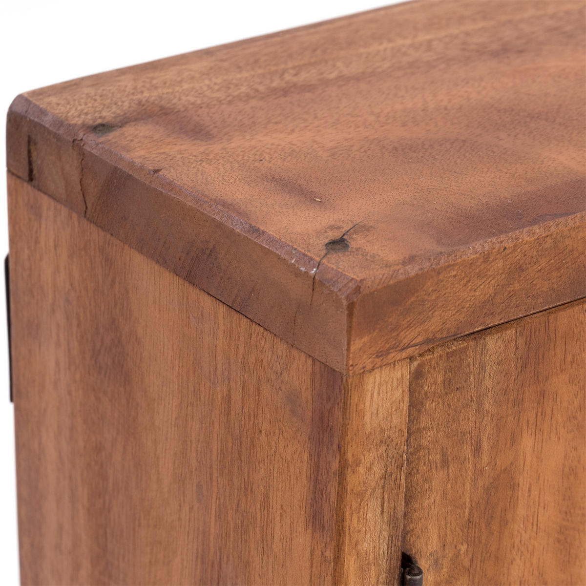 MEDIZINSCHRANK MEDIC 35 Mahagoni Massivholz 08 honigfarben gewachst - Honig, Holz (35/35/13cm) - DESIGN DELIGHTS