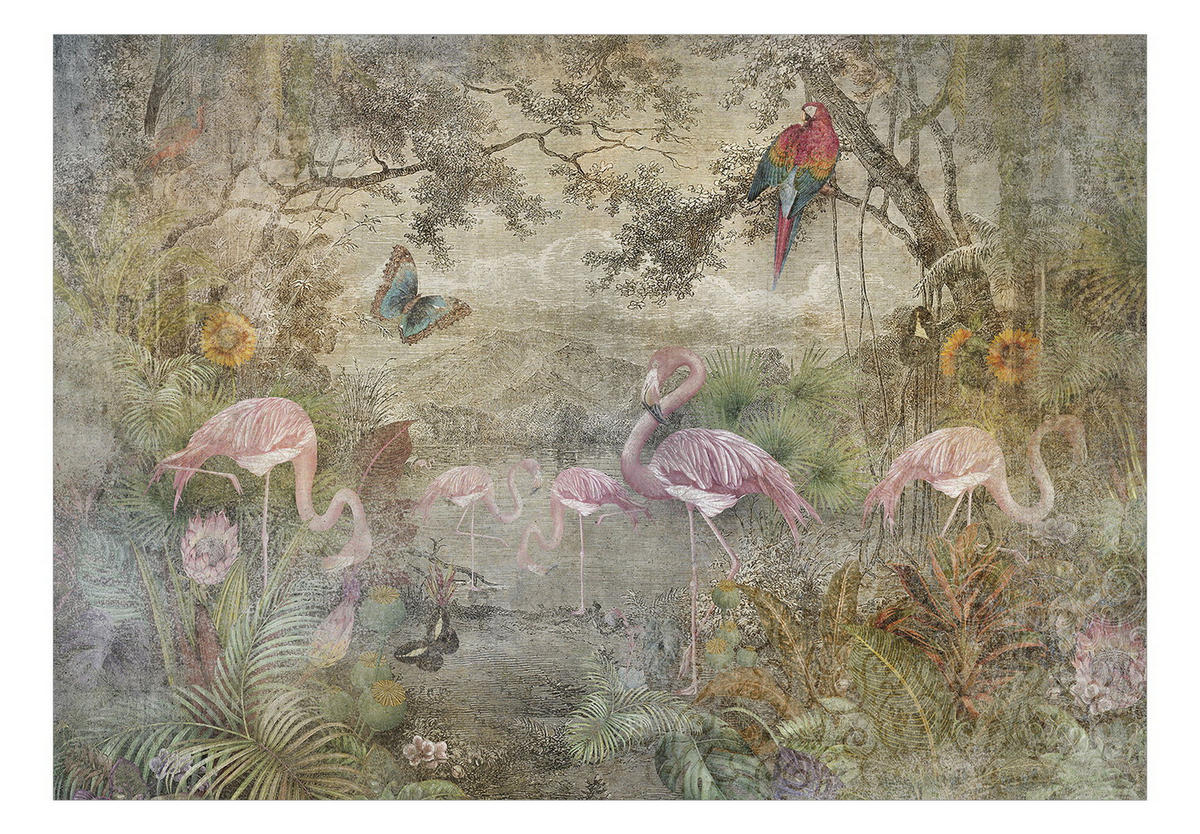 SELBSTKLEBENDE FOTOTAPETE 294/210 cm - Multicolor, Kunststoff/Textil (294/1cm) - KUNSTLOFT