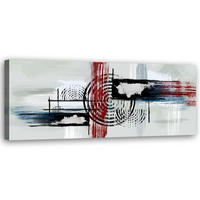 KUNSTDRUCK Grau 150/50 cm - Grau, Textil (150/50cm) - KUNSTLOFT