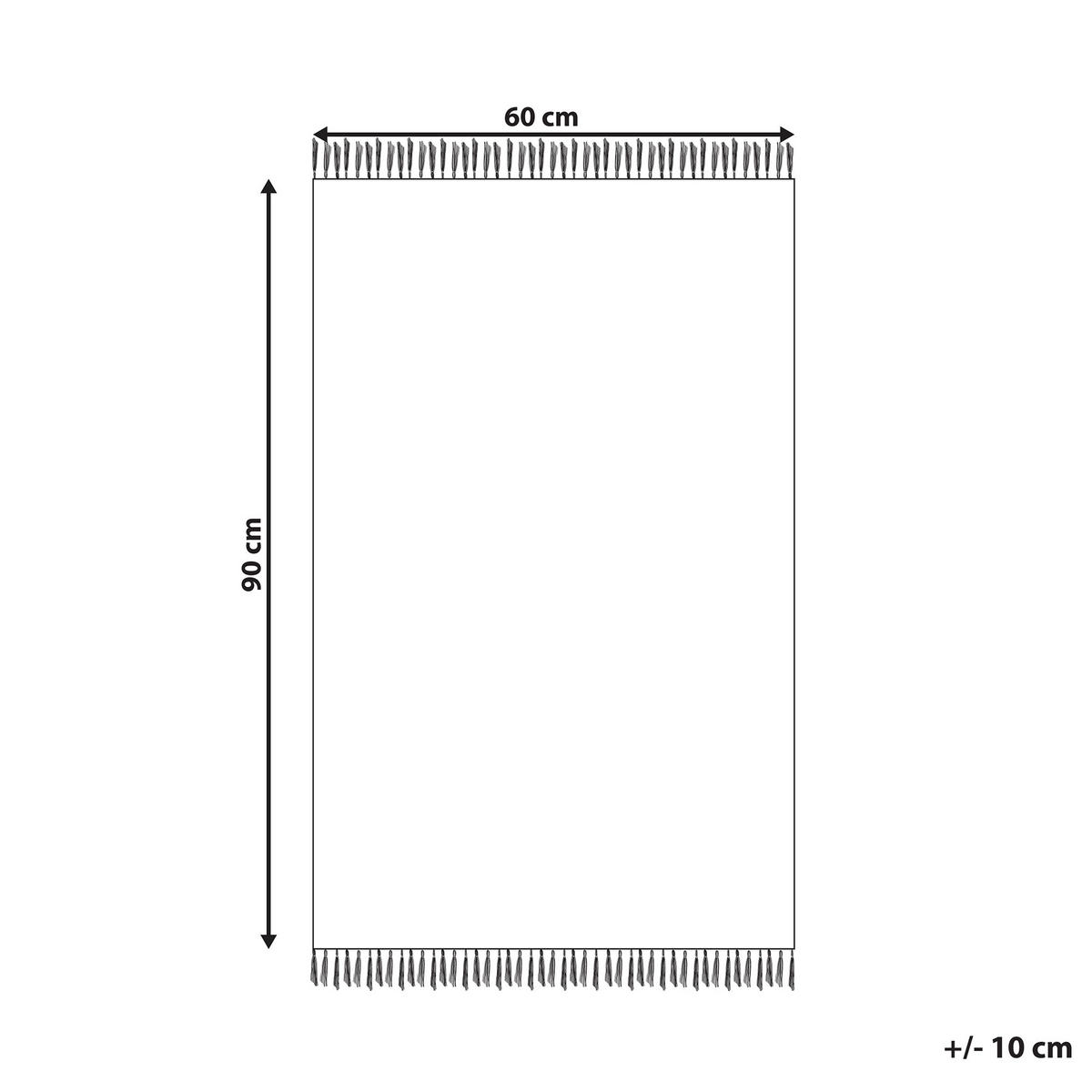 DĚTSKÝ KOBEREC Světle béžový 60/90 cm Bavlna Khonoma - béžová, textil (60/90cm) - Beliani