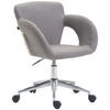 BÜROSTUHL Eddy, Stoff Grau - Grau, Textil/Metall (62/91/56cm) - TPFLiving