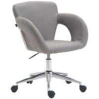 BÜROSTUHL Eddy, Stoff Grau - Grau, Textil/Metall (62/91/56cm) - TPFLiving