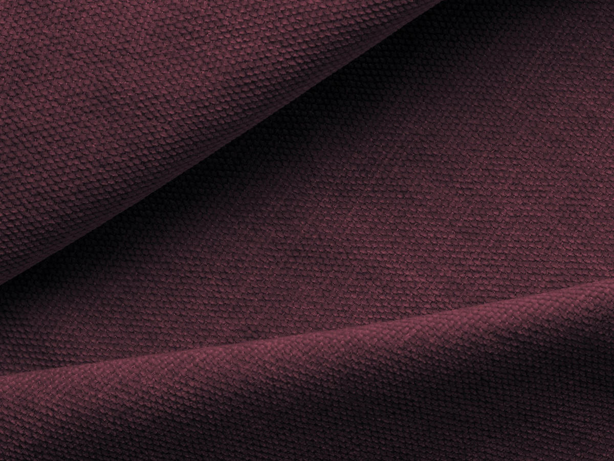 WOHNLANDSCHAFT Chenille Stoff Rot - Rot/Weinrot, Kunststoff/Textil (370/74/170cm) - Makamii